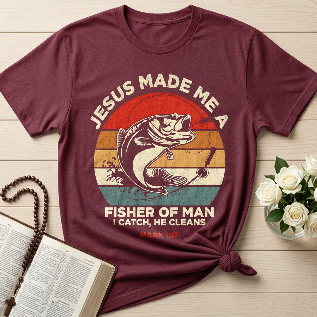 Jesus Made Me A Fisher Of Man I Catch He Cleans Mark 1.17 01