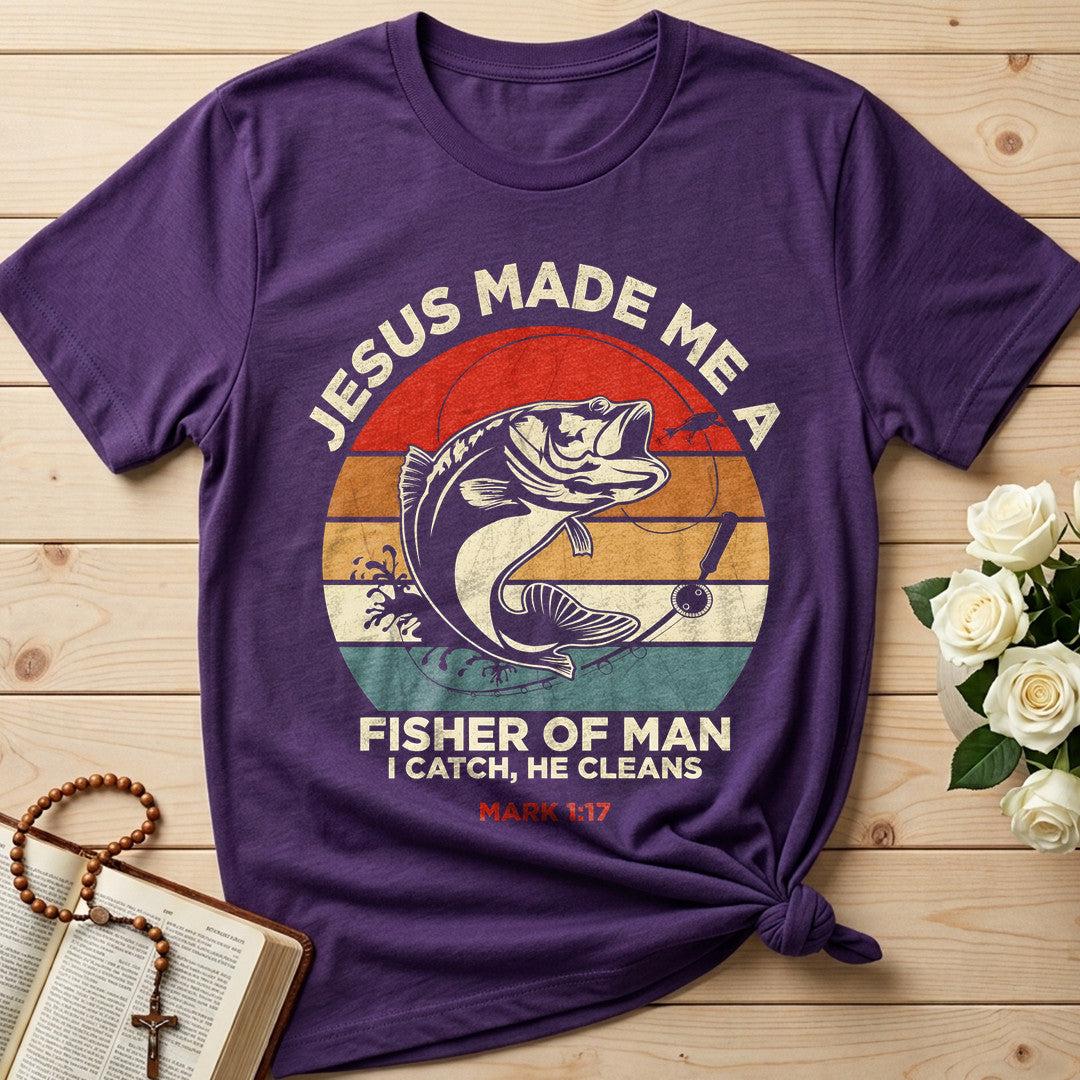 Jesus Made Me A Fisher Of Man I Catch He Cleans Mark 1.17 01