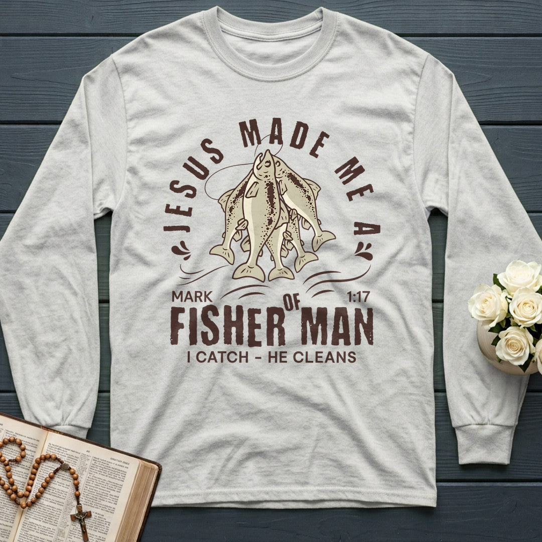 Jesus Made Me A Of Fisher Man I  Catch  He  Cleans Mark 1.17 02