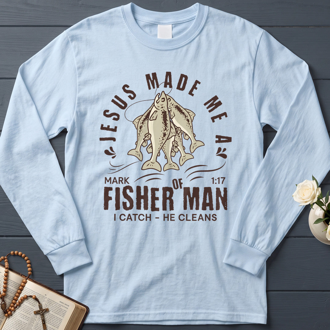 Jesus Made Me A Of Fisher Man I  Catch  He  Cleans Mark 1.17 02