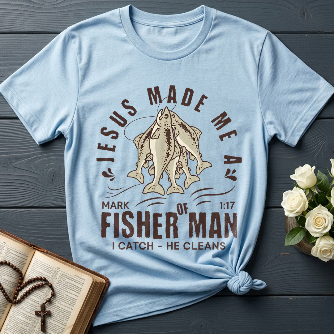 Jesus Made Me A Of Fisher Man I  Catch  He  Cleans Mark 1.17 02