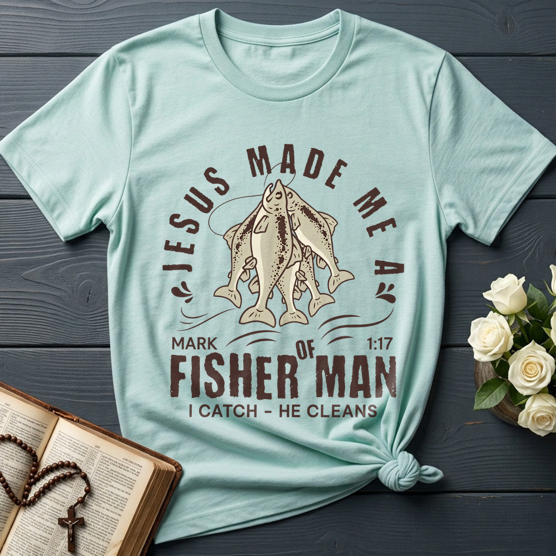 Jesus Made Me A Of Fisher Man I  Catch  He  Cleans Mark 1.17 02