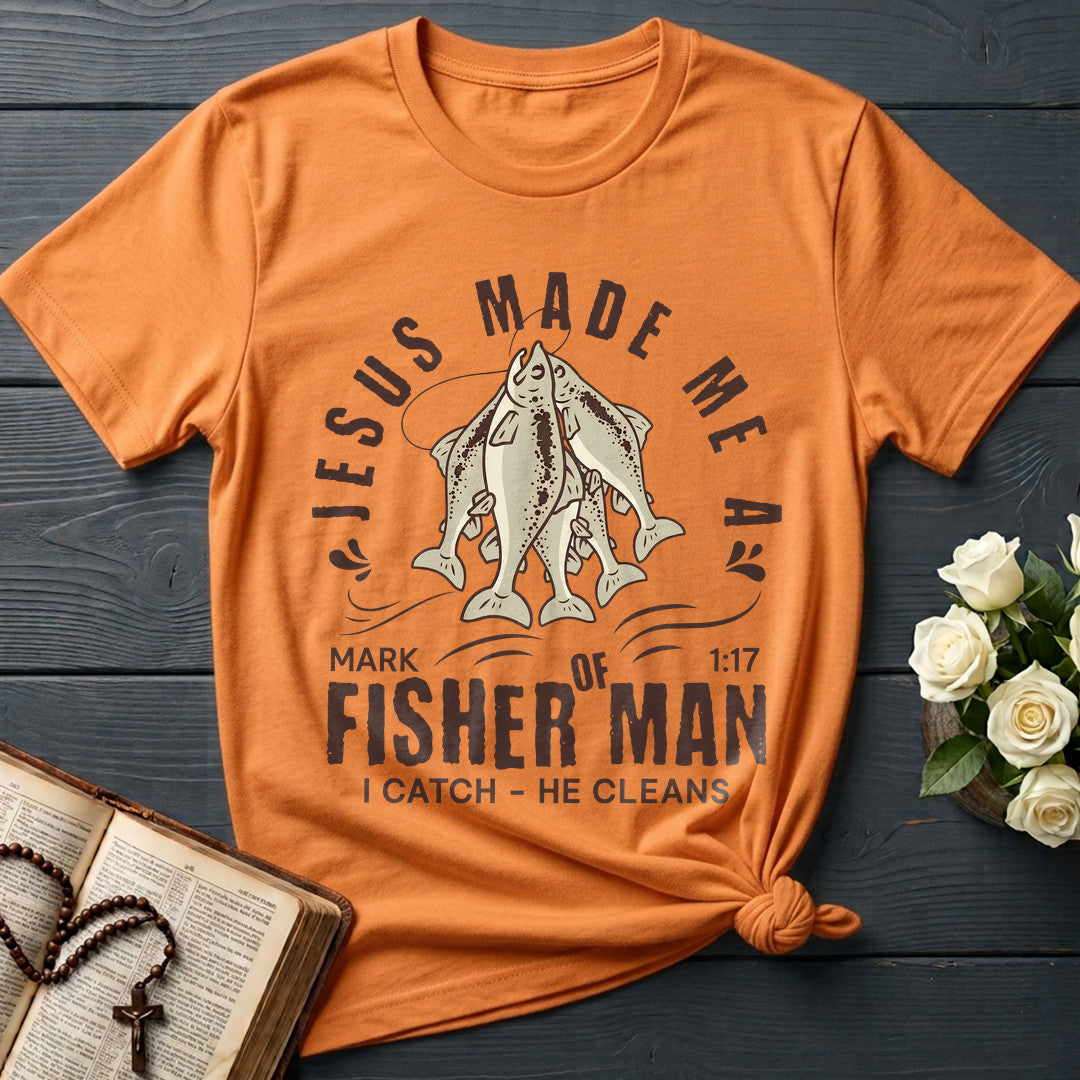 Jesus Made Me A Of Fisher Man I  Catch  He  Cleans Mark 1.17 02
