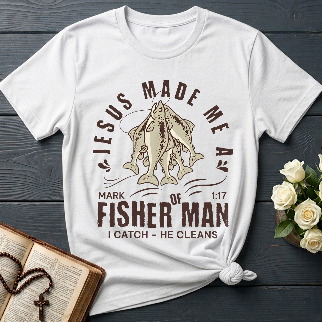 Jesus Made Me A Of Fisher Man I  Catch  He  Cleans Mark 1.17 02