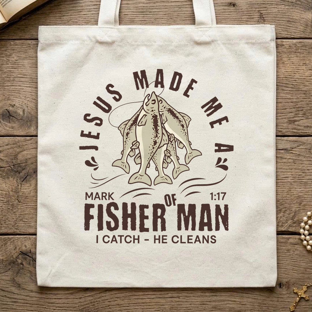 Jesus Made Me A Of Fisher Man I  Catch  He  Cleans Mark 1.17 02