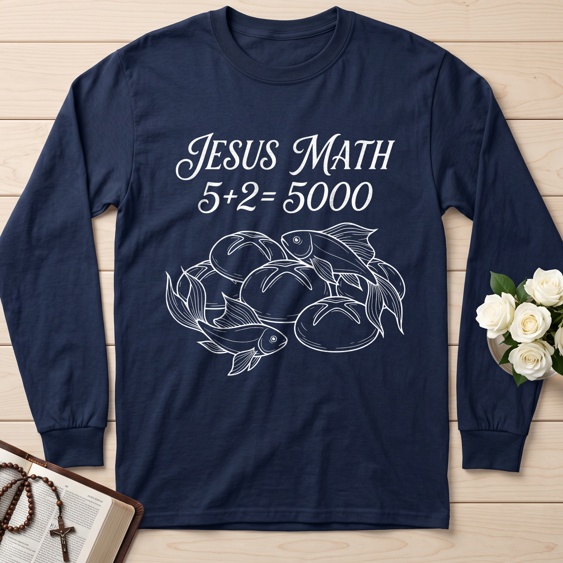 Jesus Math 5+2=5000 01