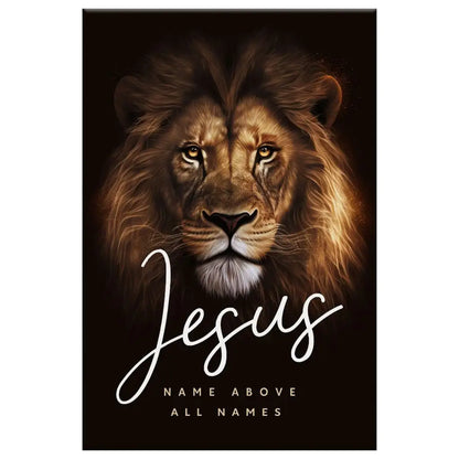 Jesus Name Above All Names, Lion Of Judah Picture, Wall Art Canvas