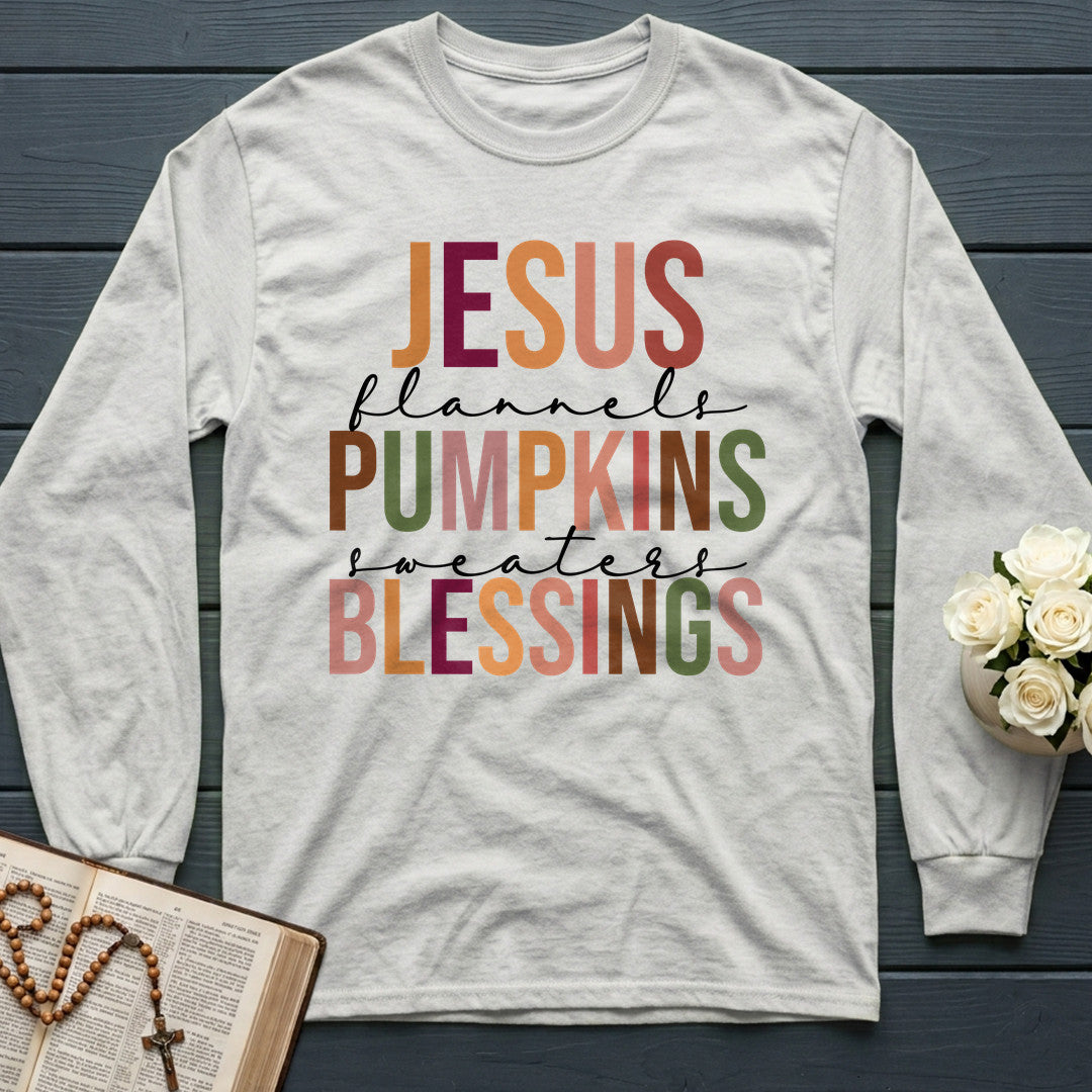 Jesus  Pumpkins  Blessings Flannels Sweaters 01