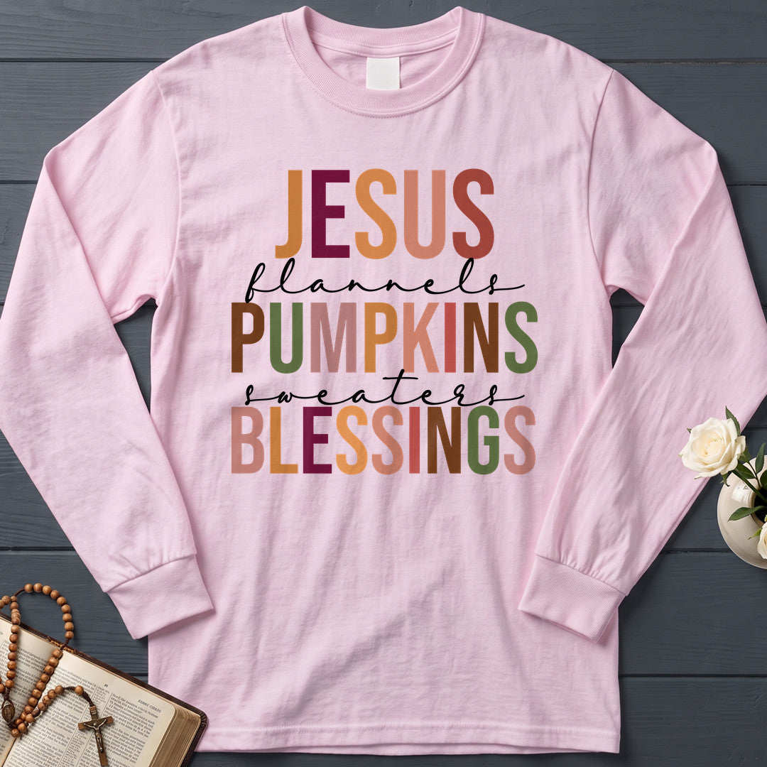 Jesus  Pumpkins  Blessings Flannels Sweaters 01