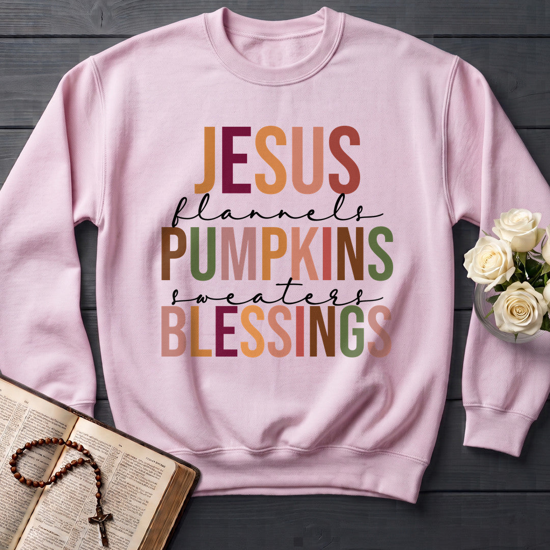 Jesus  Pumpkins  Blessings Flannels Sweaters 01