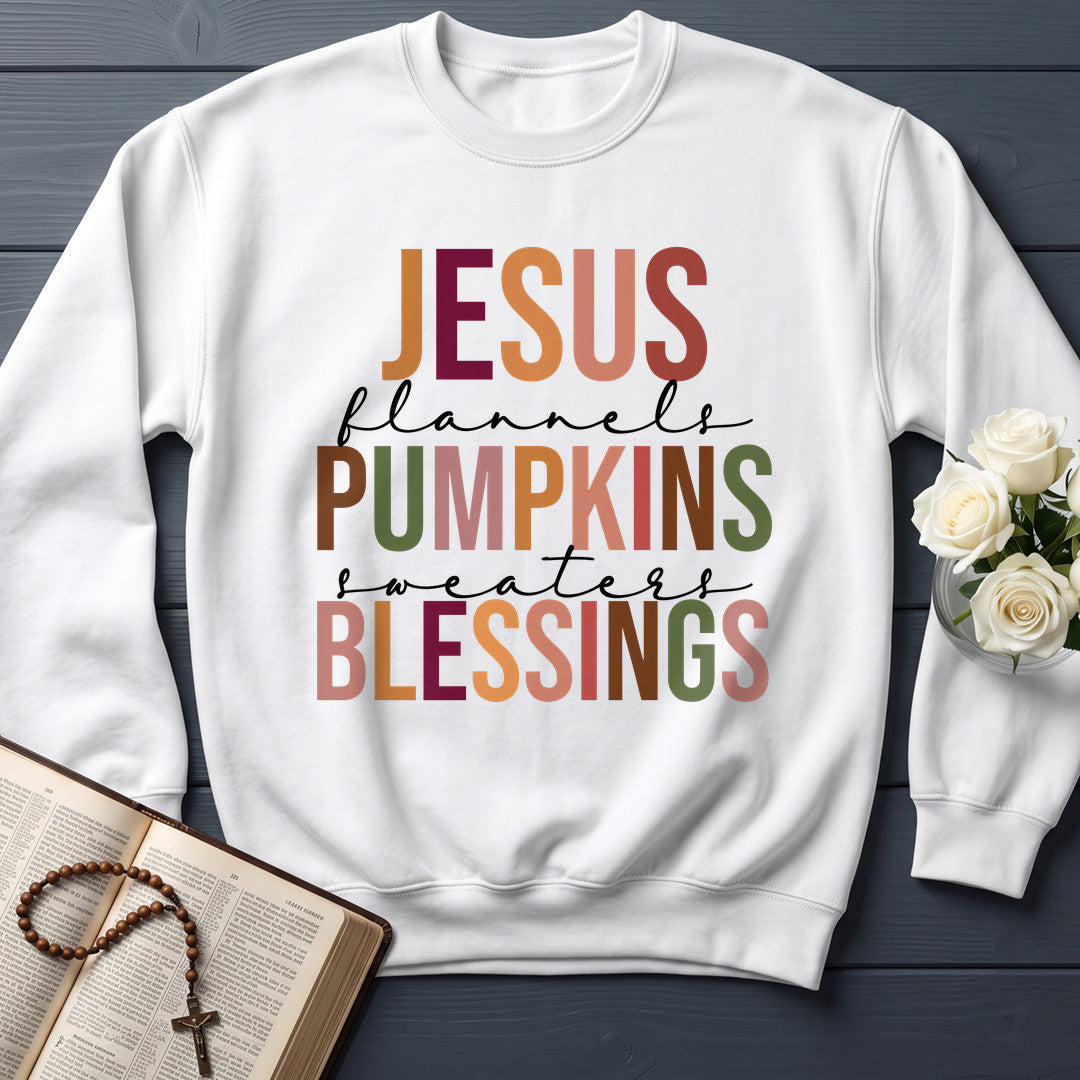 Jesus  Pumpkins  Blessings Flannels Sweaters 01