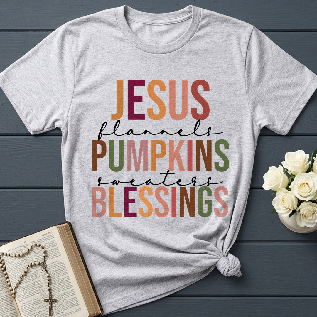 Jesus  Pumpkins  Blessings Flannels Sweaters 01