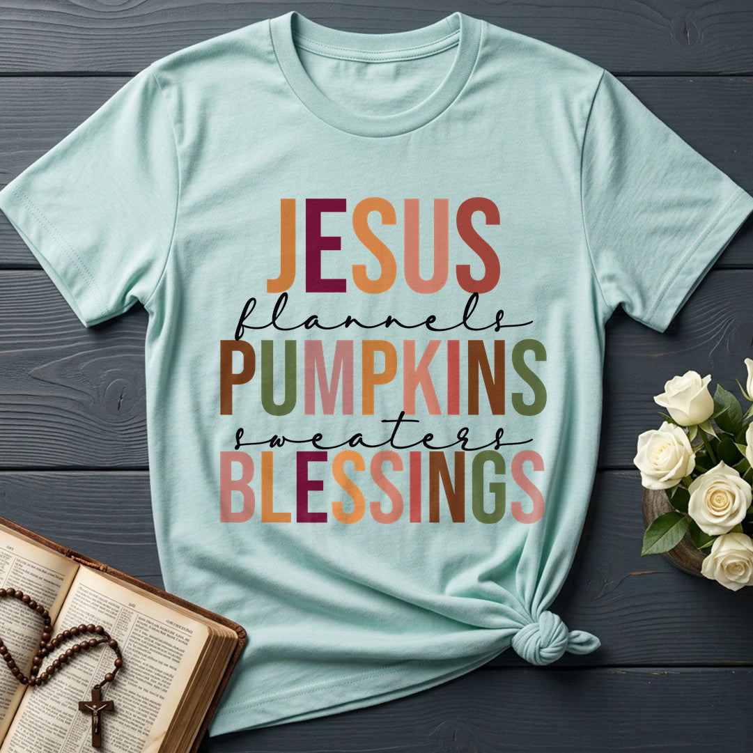 Jesus  Pumpkins  Blessings Flannels Sweaters 01