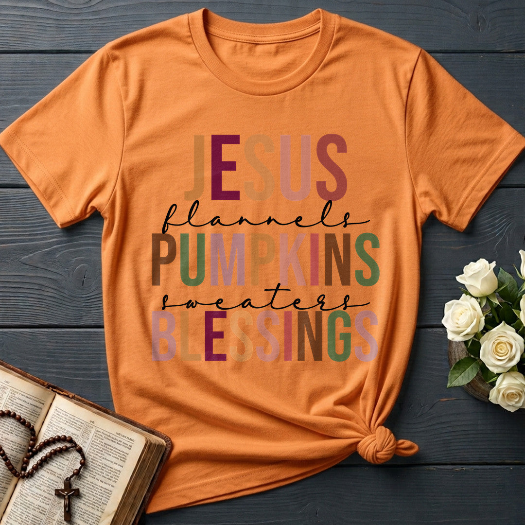 Jesus  Pumpkins  Blessings Flannels Sweaters 01