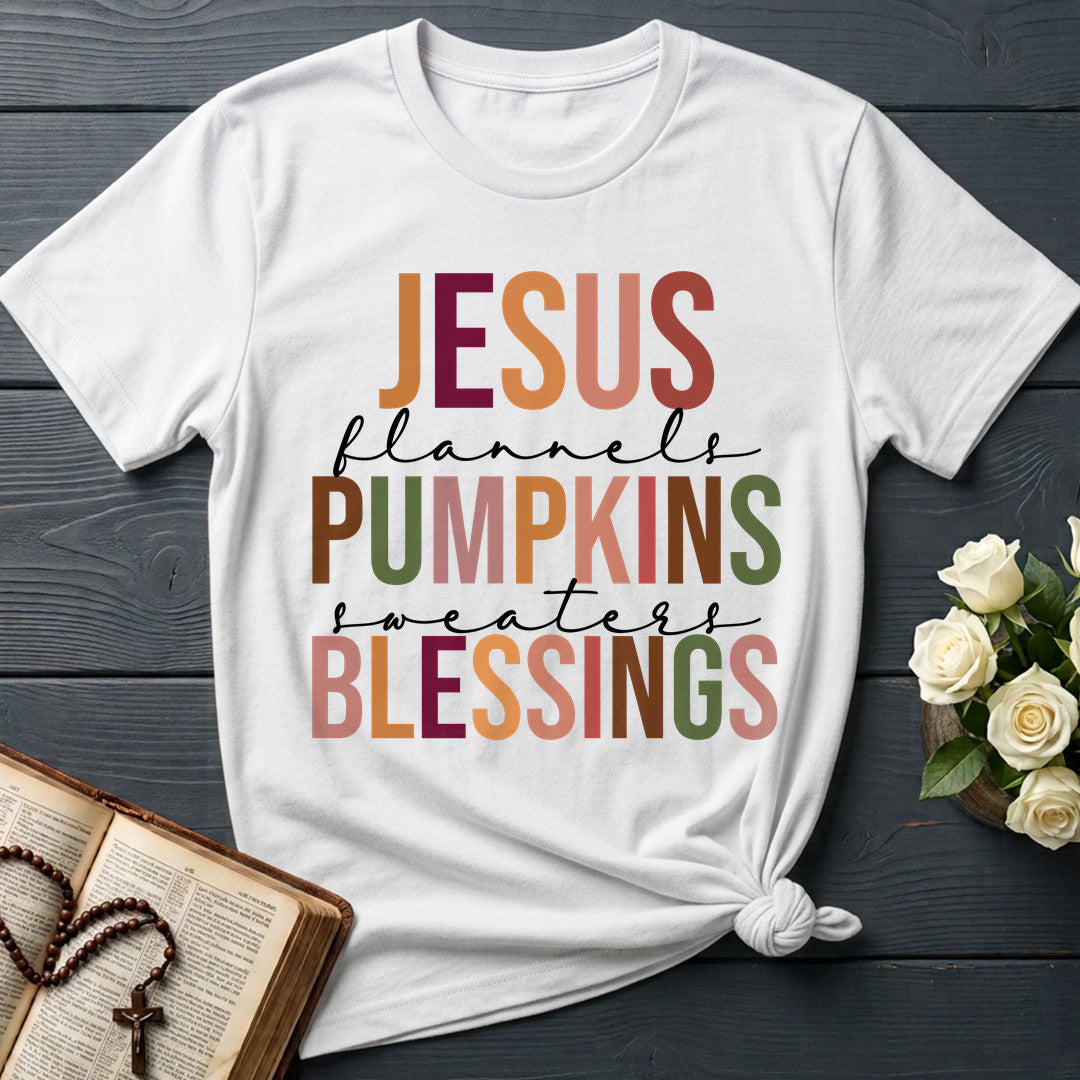 Jesus  Pumpkins  Blessings Flannels Sweaters 01