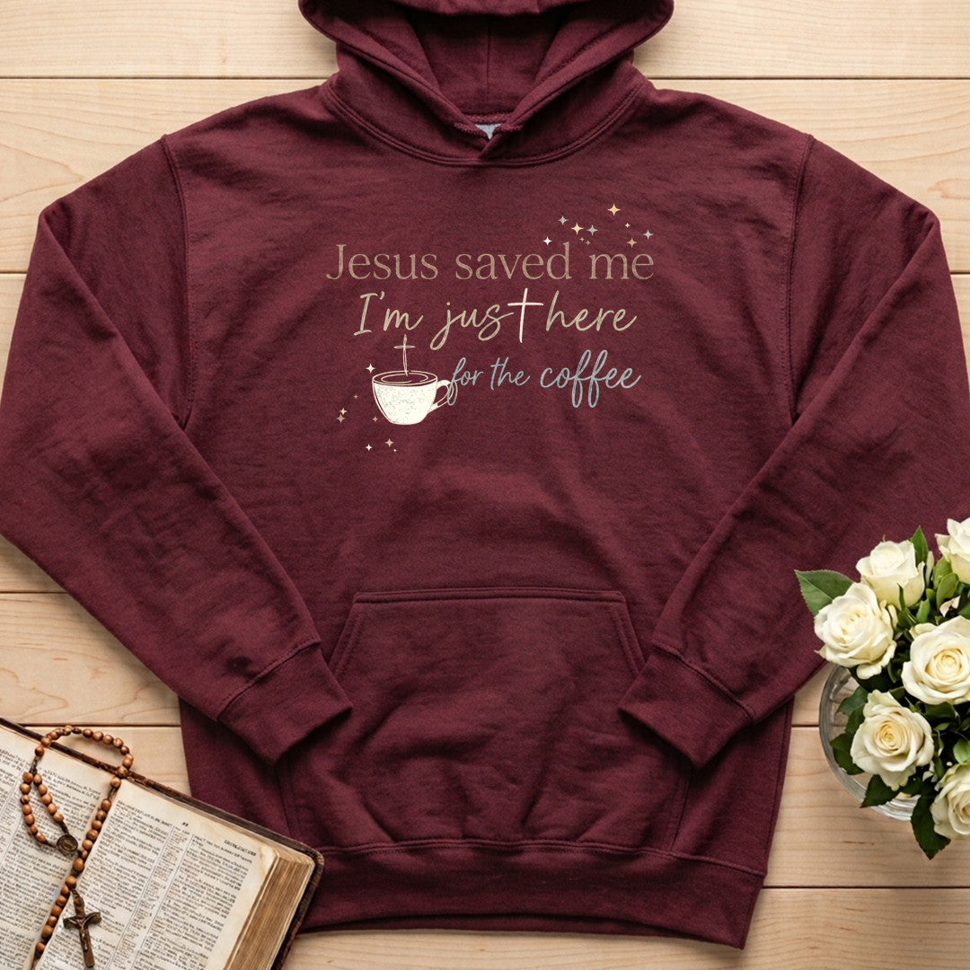Jesus Saved Me I'm Just Here For The Coffee 01