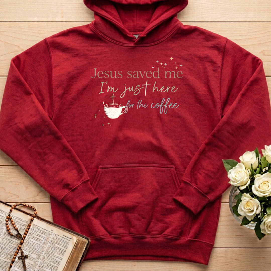 Jesus Saved Me I'm Just Here For The Coffee 01