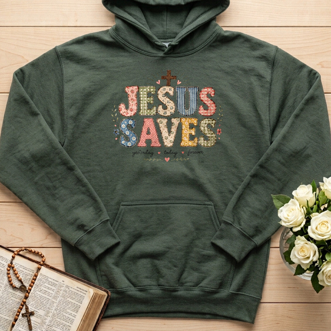 Jesus Saves Yesterday Today Forever 01