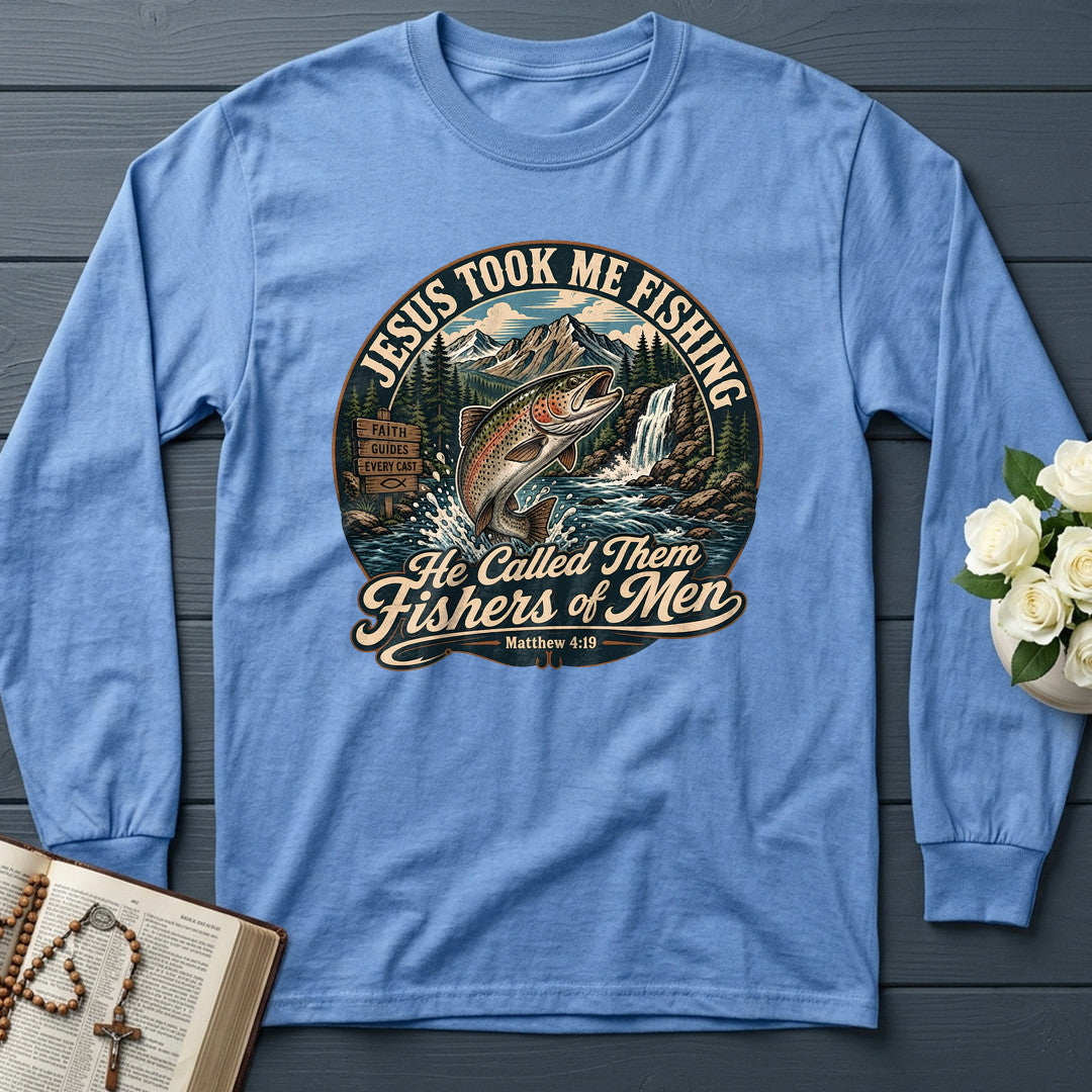 Jesus Took Me Fishing He Called Them Fishers Of Men Matthew 4.19 01