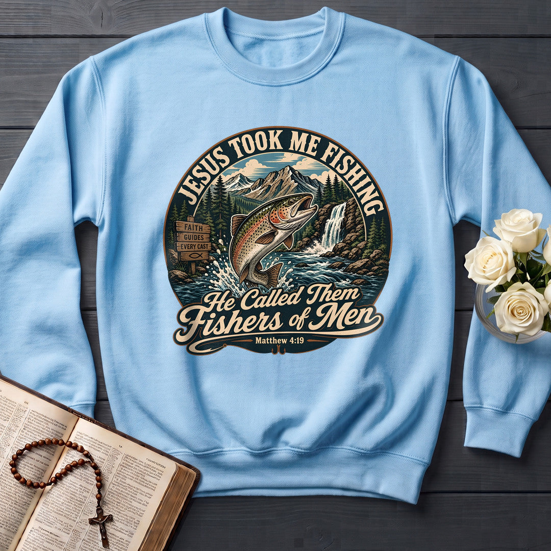 Jesus Took Me Fishing He Called Them Fishers Of Men Matthew 4.19 01