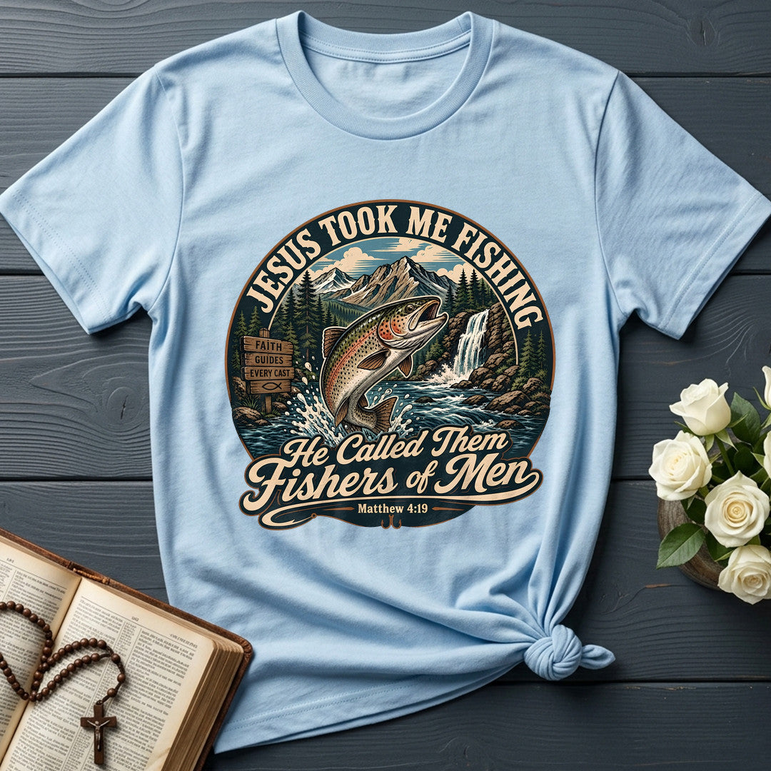 Jesus Took Me Fishing He Called Them Fishers Of Men Matthew 4.19 01