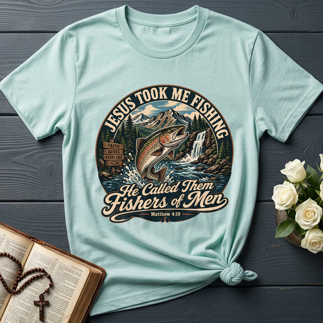 Jesus Took Me Fishing He Called Them Fishers Of Men Matthew 4.19 01
