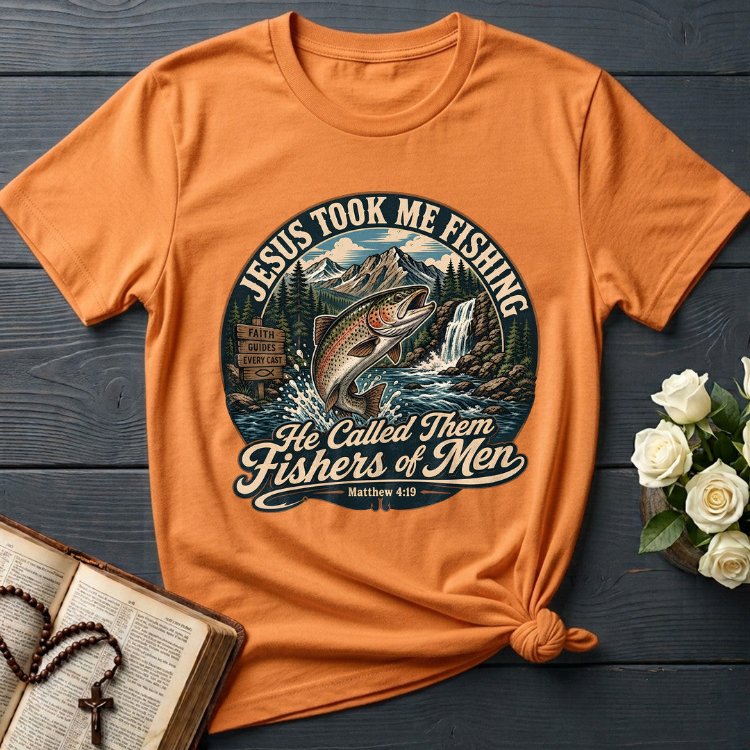 Jesus Took Me Fishing He Called Them Fishers Of Men Matthew 4.19 01