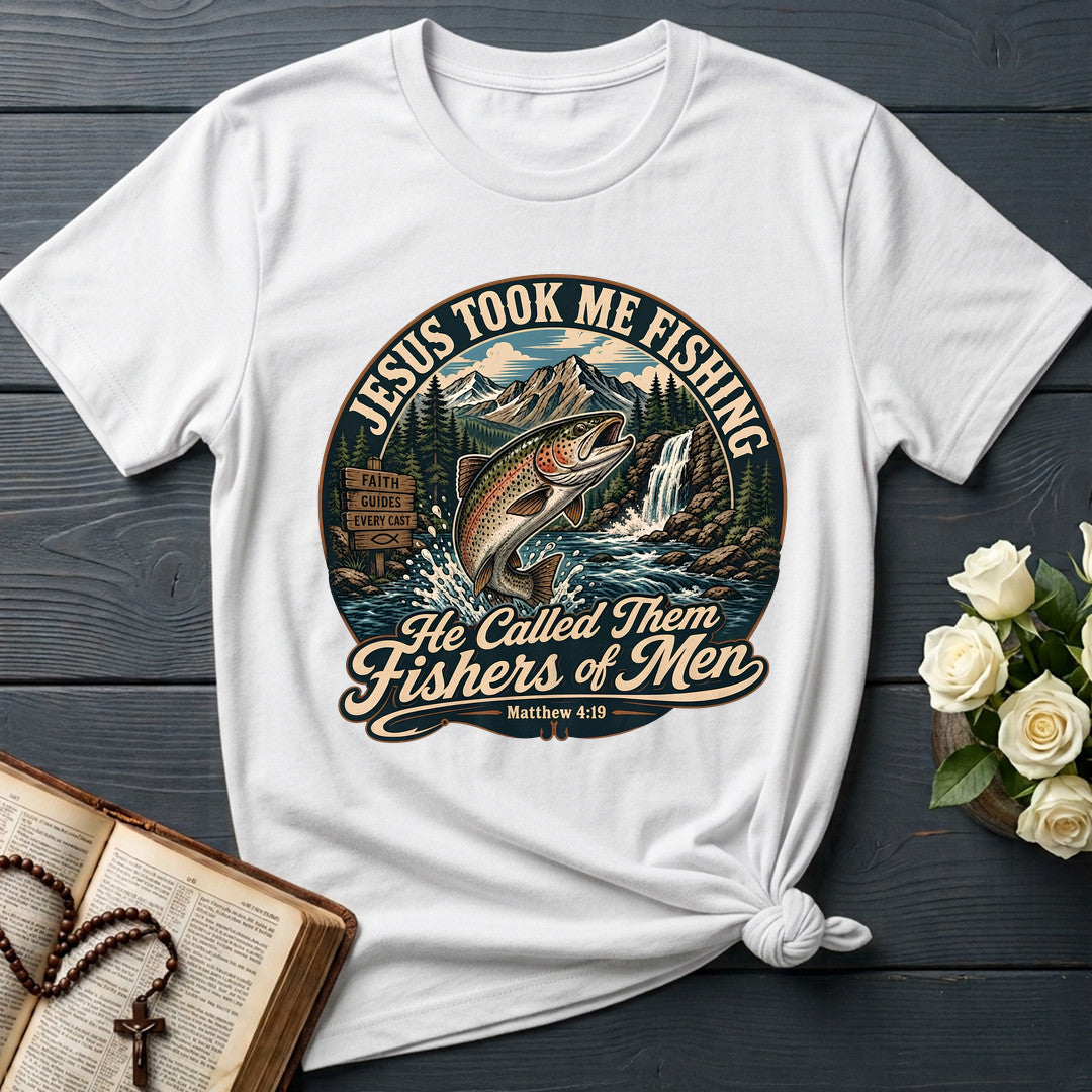 Jesus Took Me Fishing He Called Them Fishers Of Men Matthew 4.19 01