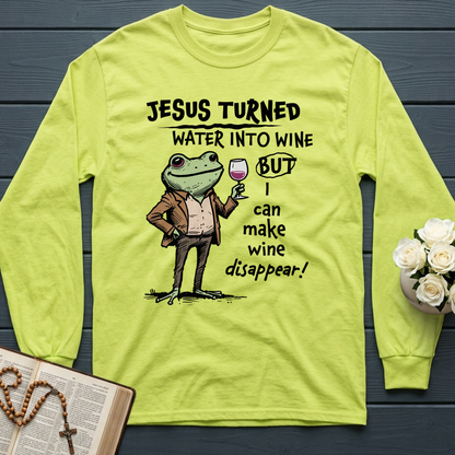 Jesus Turned Water Into Wine But I Can Make Wine Disappear 01