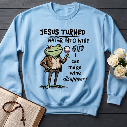 Jesus Turned Water Into Wine But I Can Make Wine Disappear 01
