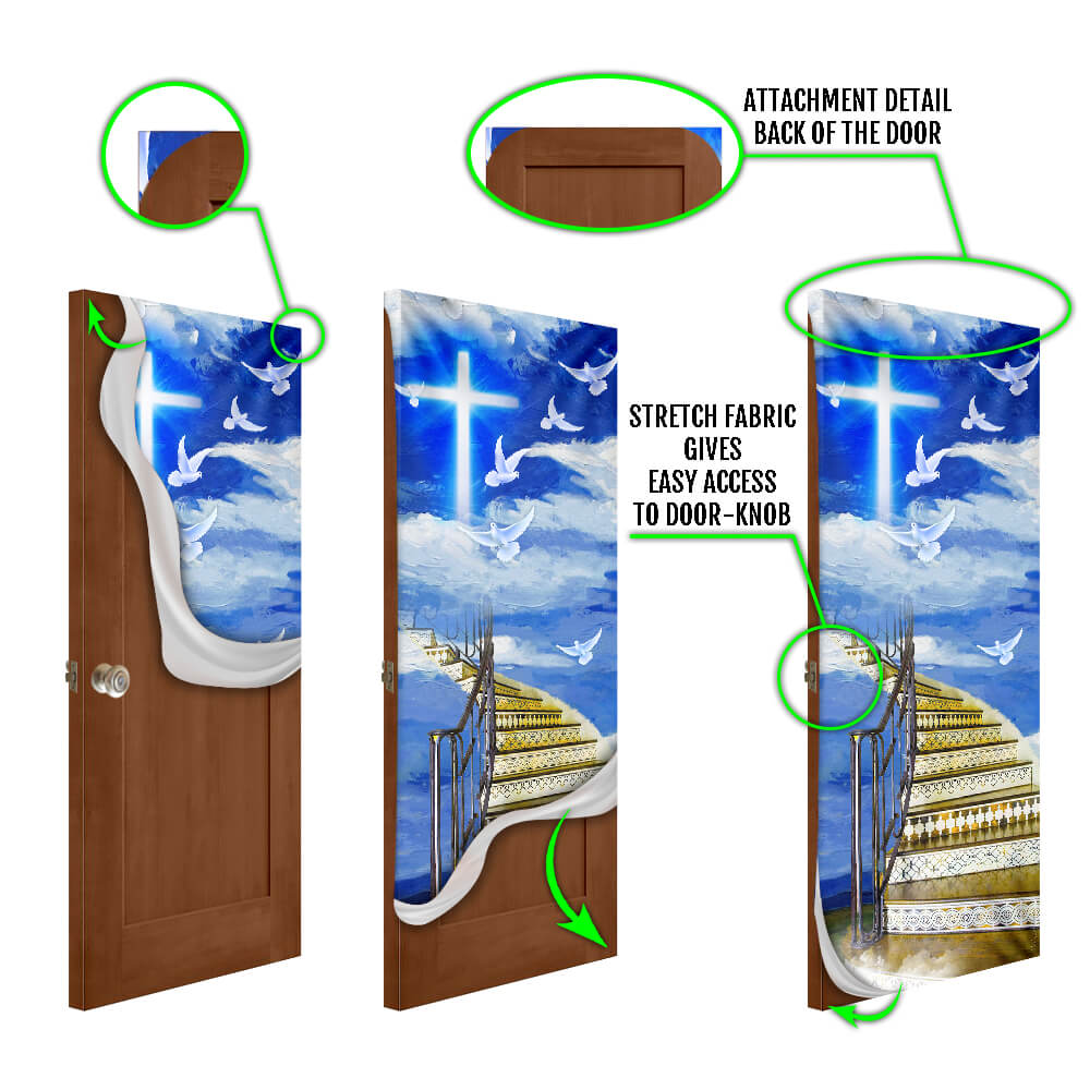 Jesus Door Cover Go To Heaven