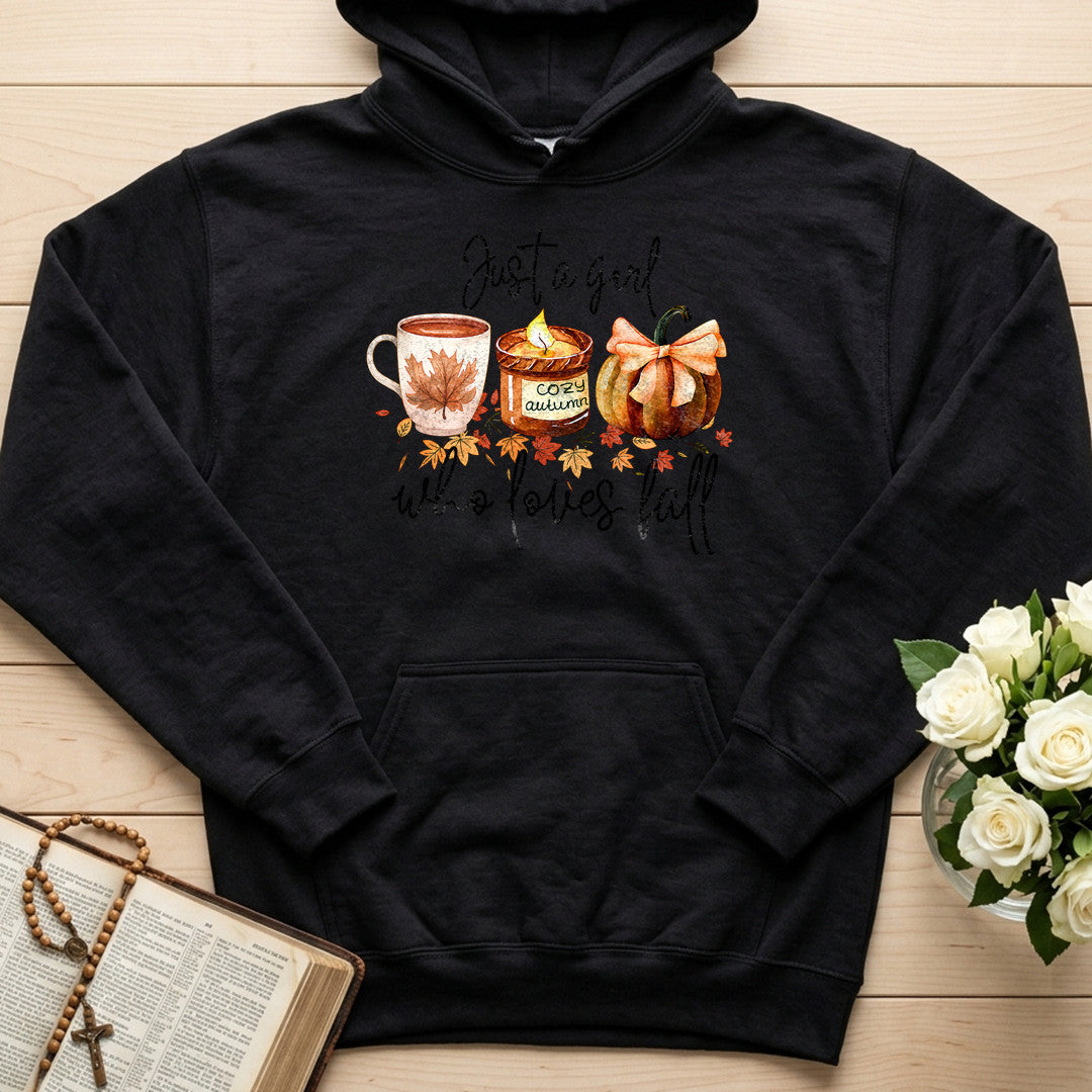 Just A Girl Cozy Autumn Who Loves Fall 01