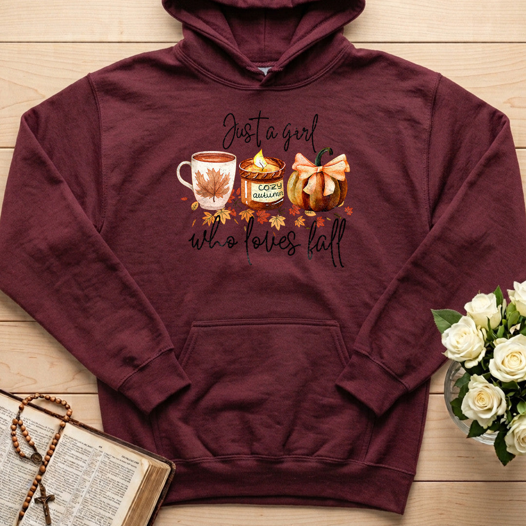 Just A Girl Cozy Autumn Who Loves Fall 01