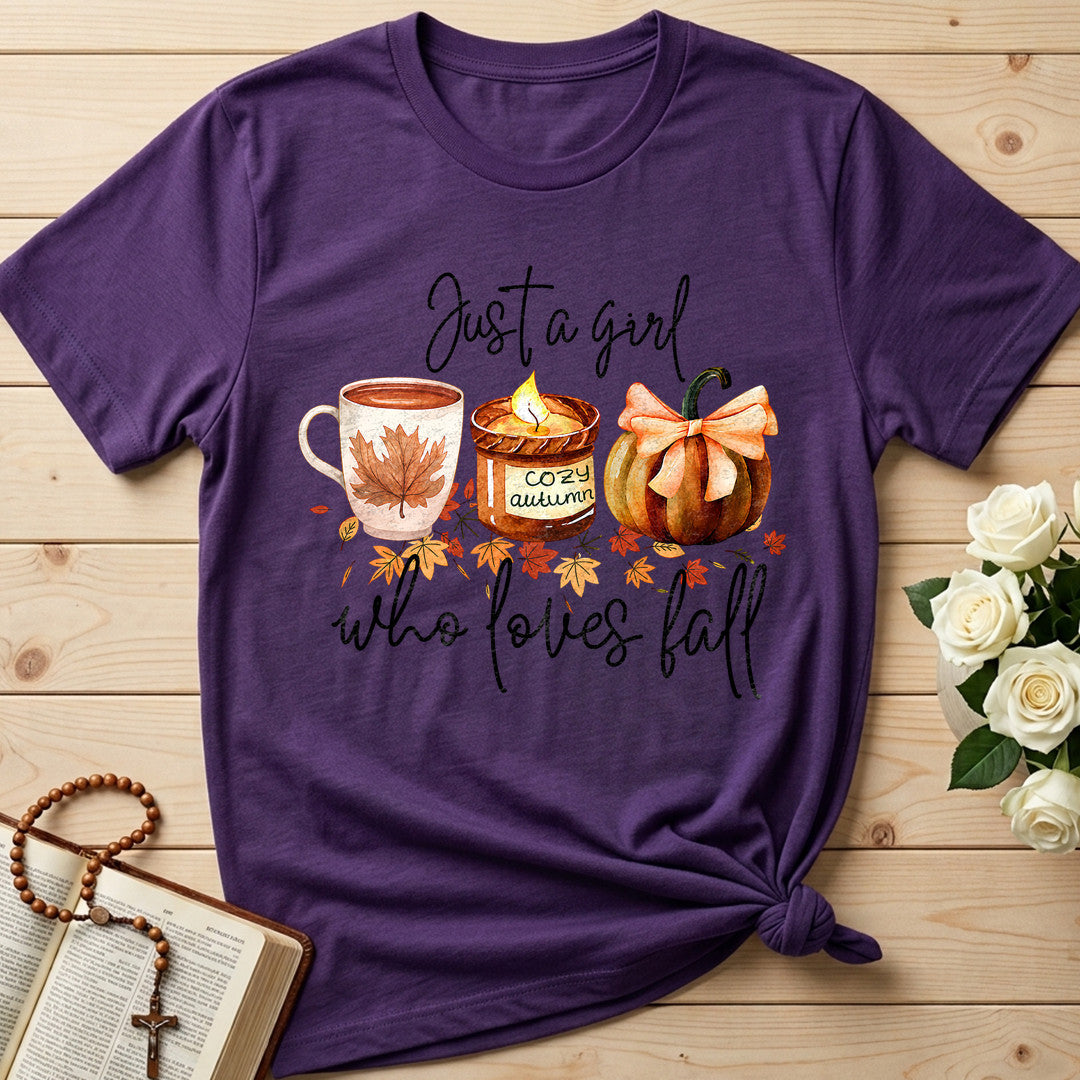 Just A Girl Cozy Autumn Who Loves Fall 01