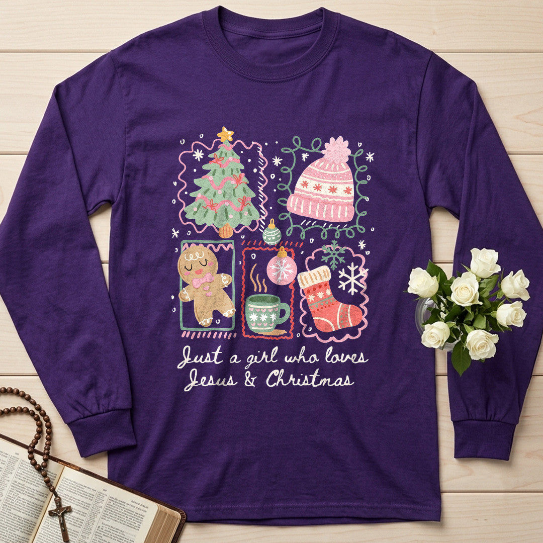 Just A Girl Who Loves Jesus And Christmas 01