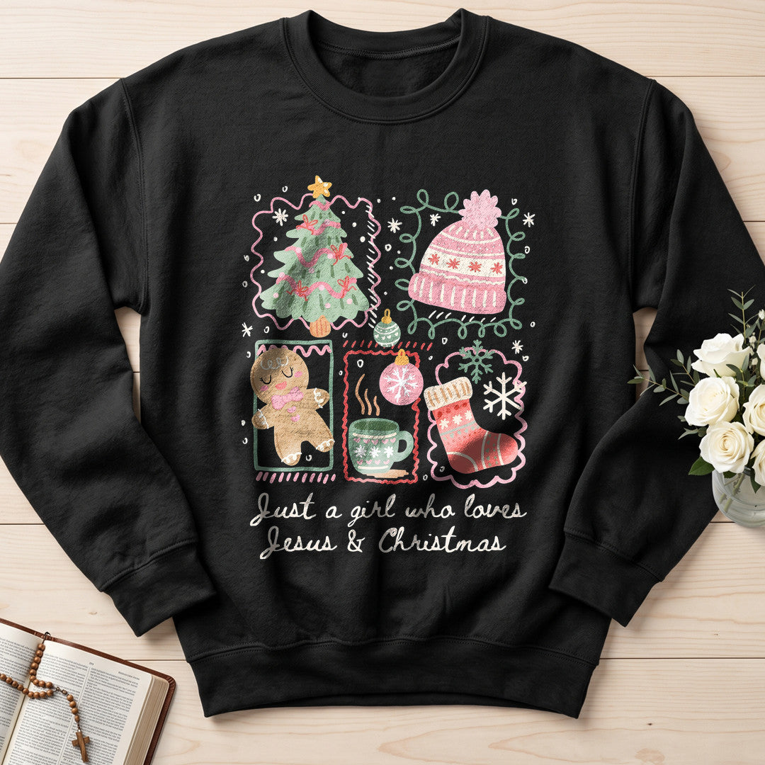 Just A Girl Who Loves Jesus And Christmas 01