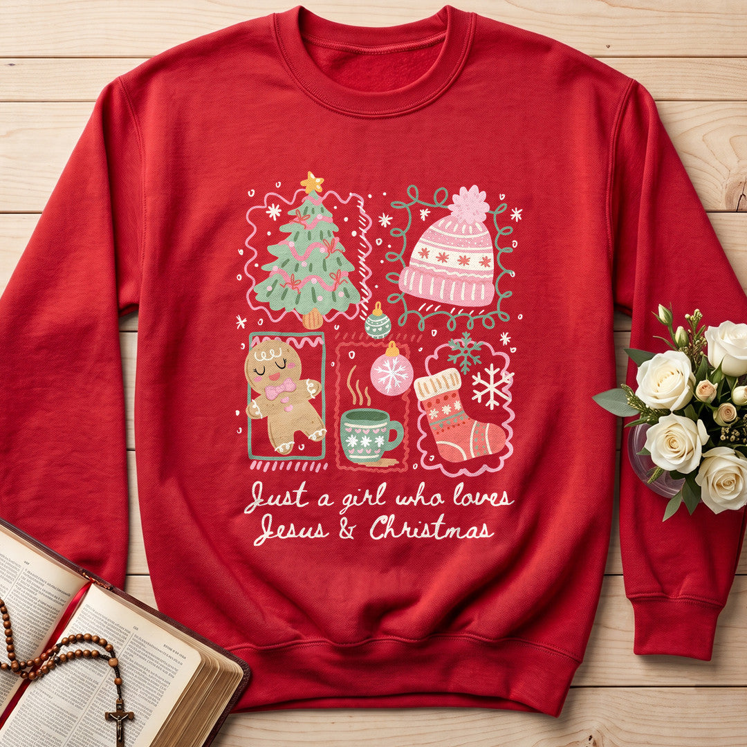Just A Girl Who Loves Jesus And Christmas 01