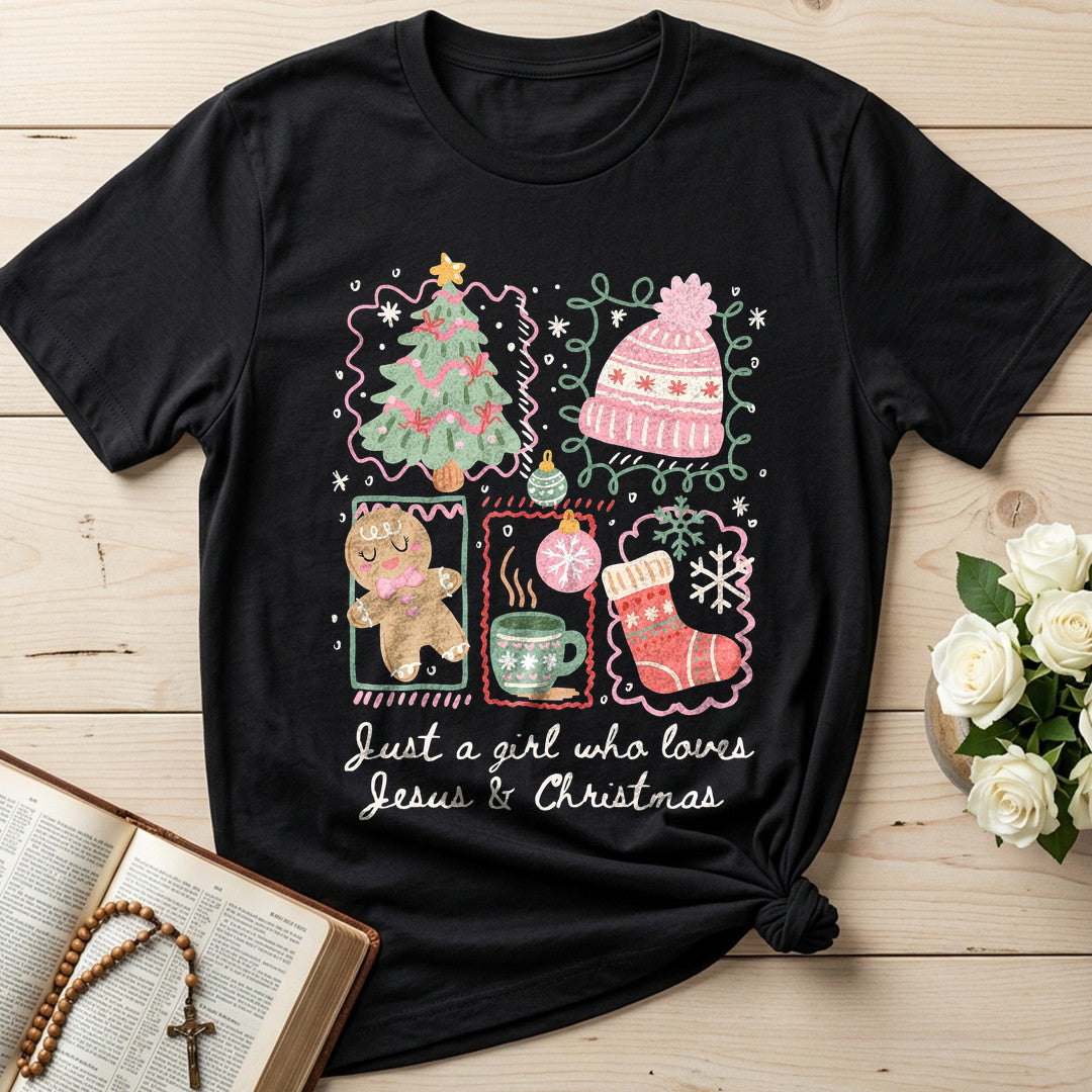 Just A Girl Who Loves Jesus And Christmas 01