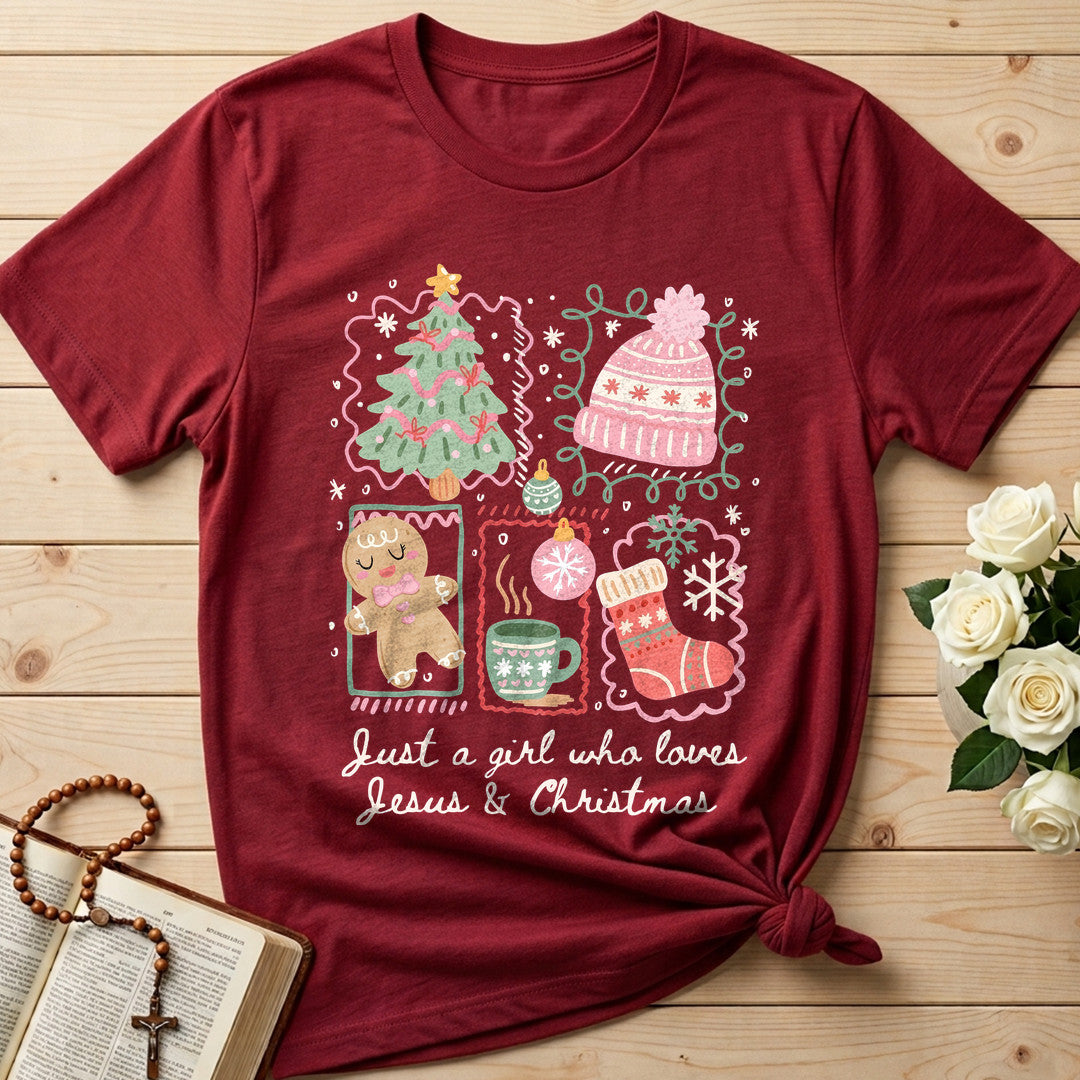 Just A Girl Who Loves Jesus And Christmas 01