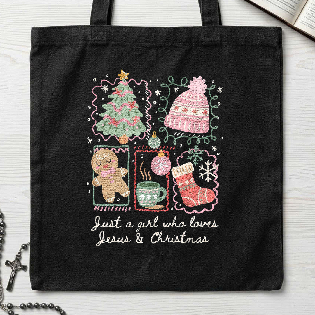 Just A Girl Who Loves Jesus And Christmas 01