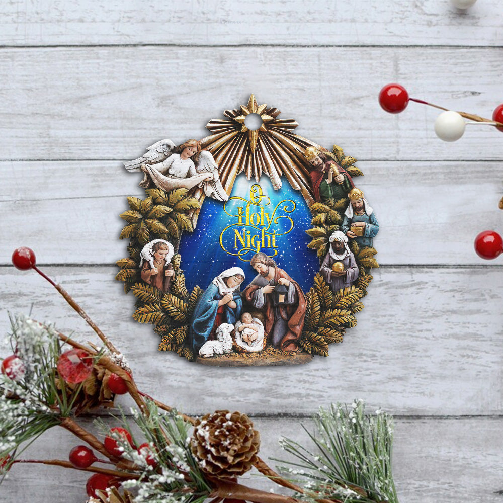 Christian Christmas Ornaments - Family Religious Gifts - Christian Decorations For Home, Religious Decor - Christian Friend Christmas Ornaments Gifts