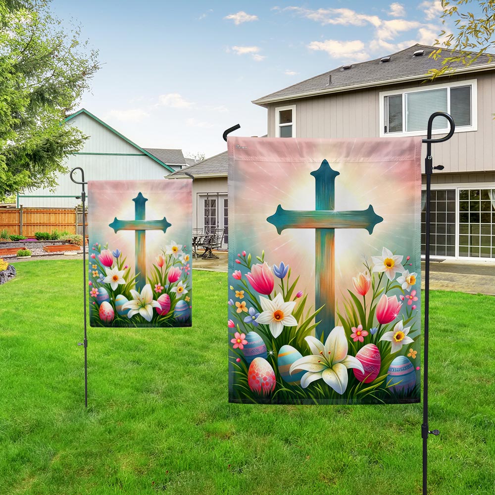FLAGWIX  Christian Cross Easter Day Flag