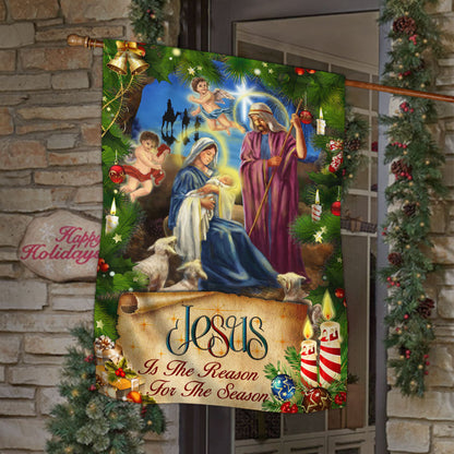 Jesus Flag Nativity Of Jesus Christmas Flag