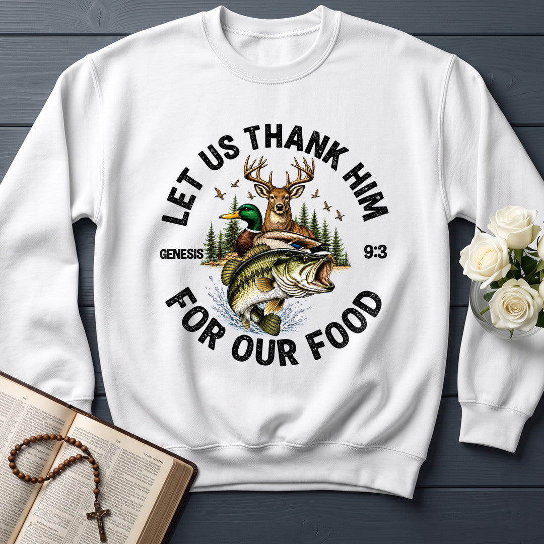 Let Us Thank Him For Our Food Genesis 9.3 01