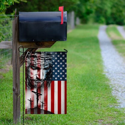 Jesus Christ American Flag