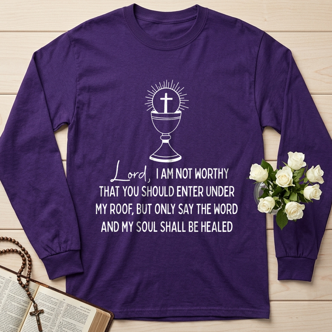 Lord I Am Not Worthy That You Should Enter Under My Roof But Only Say The Word And My Soul Shall Be Healed 01