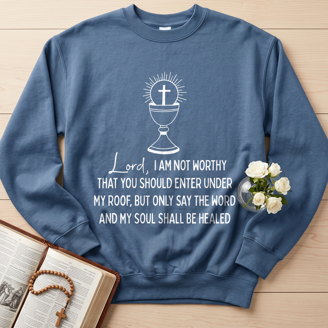 Lord I Am Not Worthy That You Should Enter Under My Roof But Only Say The Word And My Soul Shall Be Healed 01