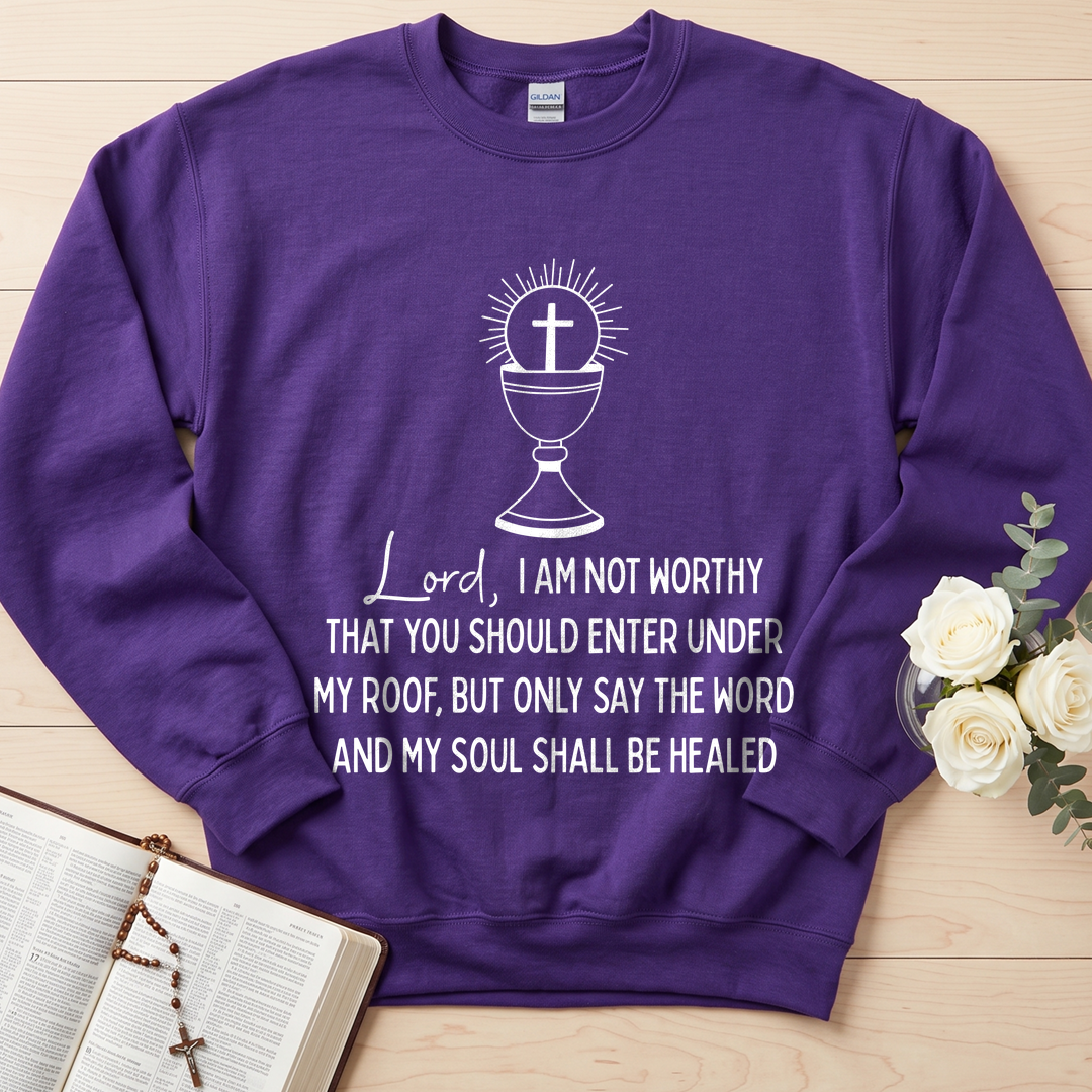 Lord I Am Not Worthy That You Should Enter Under My Roof But Only Say The Word And My Soul Shall Be Healed 01