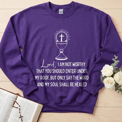 Lord I Am Not Worthy That You Should Enter Under My Roof But Only Say The Word And My Soul Shall Be Healed 01