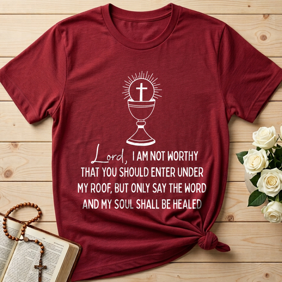 Lord I Am Not Worthy That You Should Enter Under My Roof But Only Say The Word And My Soul Shall Be Healed 01